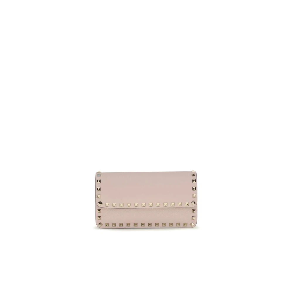 Valentino Garavani Rockstud Clutch - Female - Cross Body Bags - Pink - One Size - Bags - Image 3
