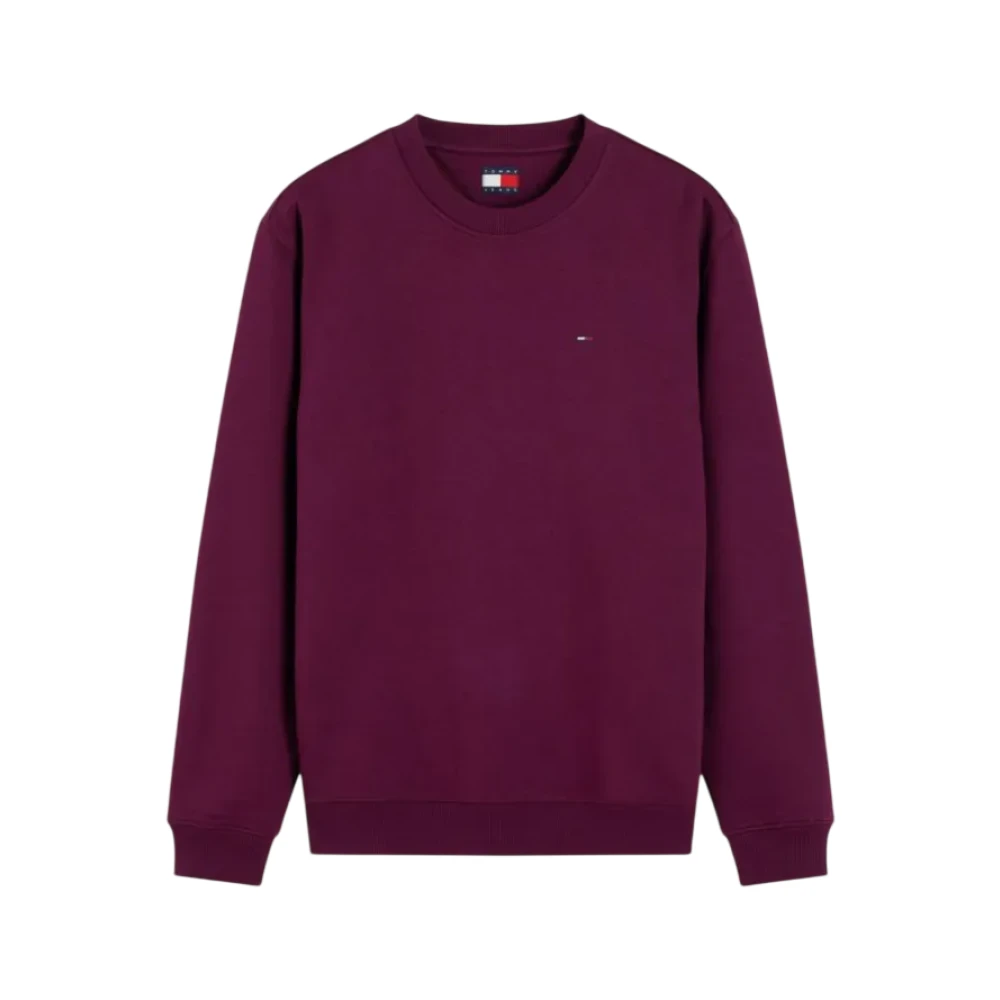 Tommy Jeans Herren Tommy Hilfiger Sweatshirts Bordeaux Gr. Klein - Bild 4