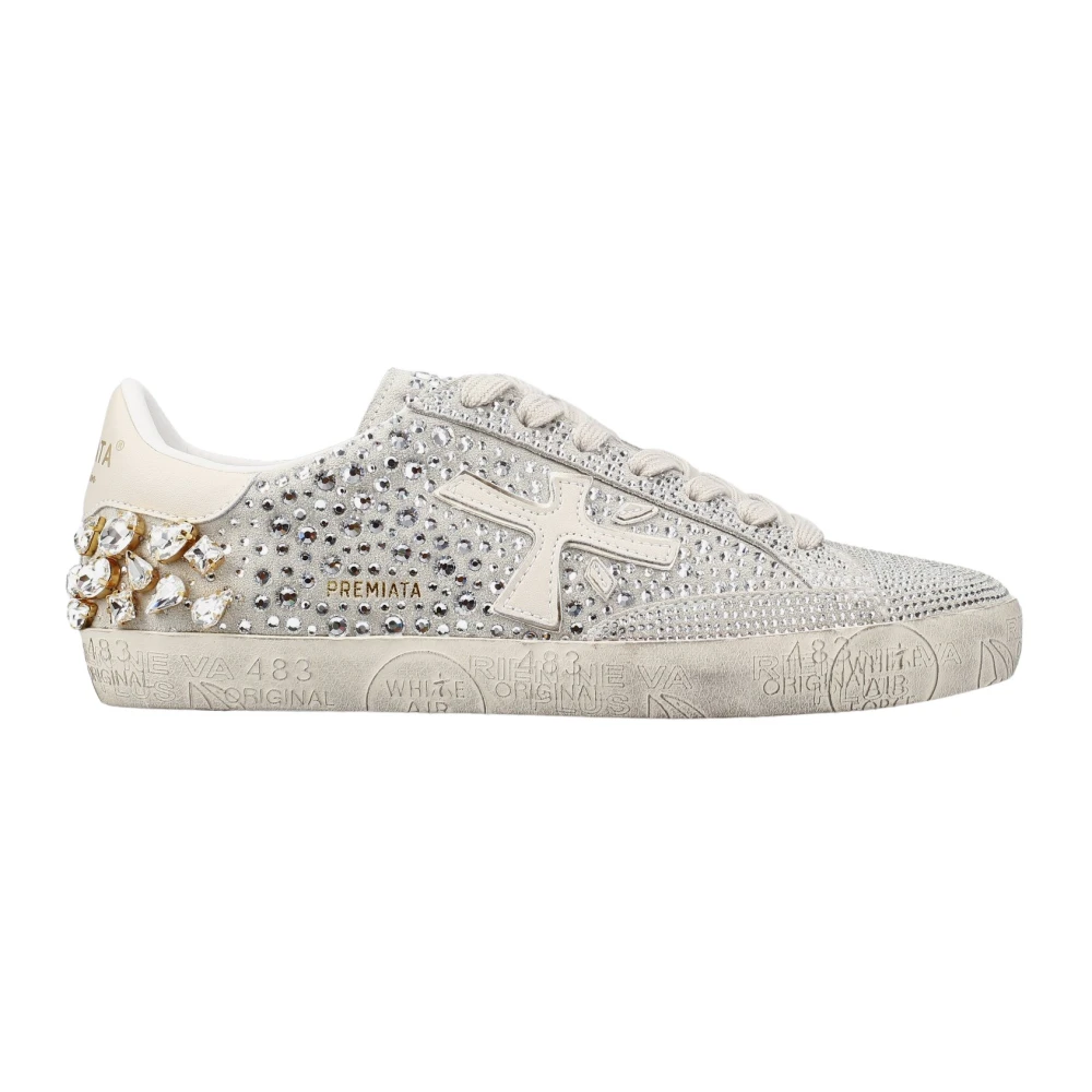 Premiata Women's Gray Sneakers, 7 Uk, Stevend Trainers