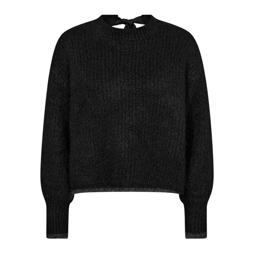 Co'Couture Zwarte Strik met Strik en Ribboord Black Dames