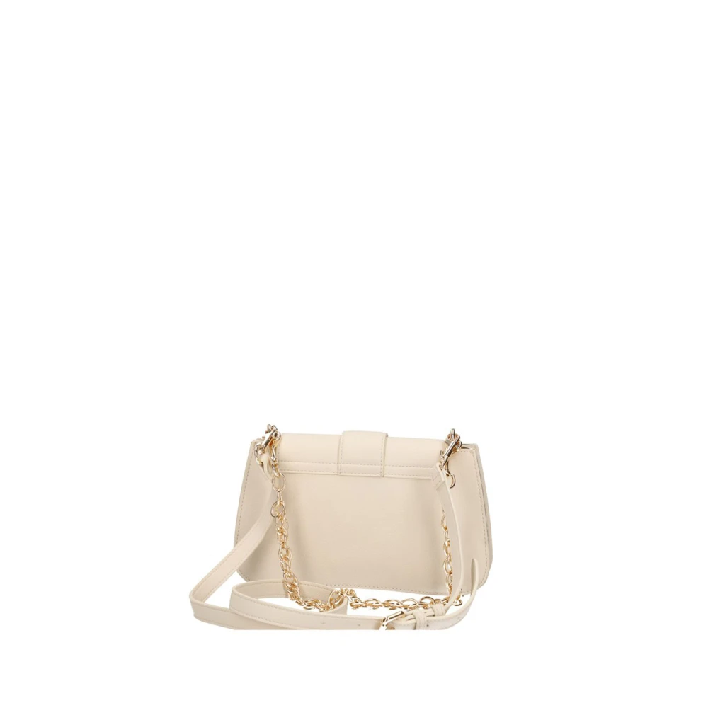 Moschino Ivoor Schoudertas Chic en Trendy Beige Dames