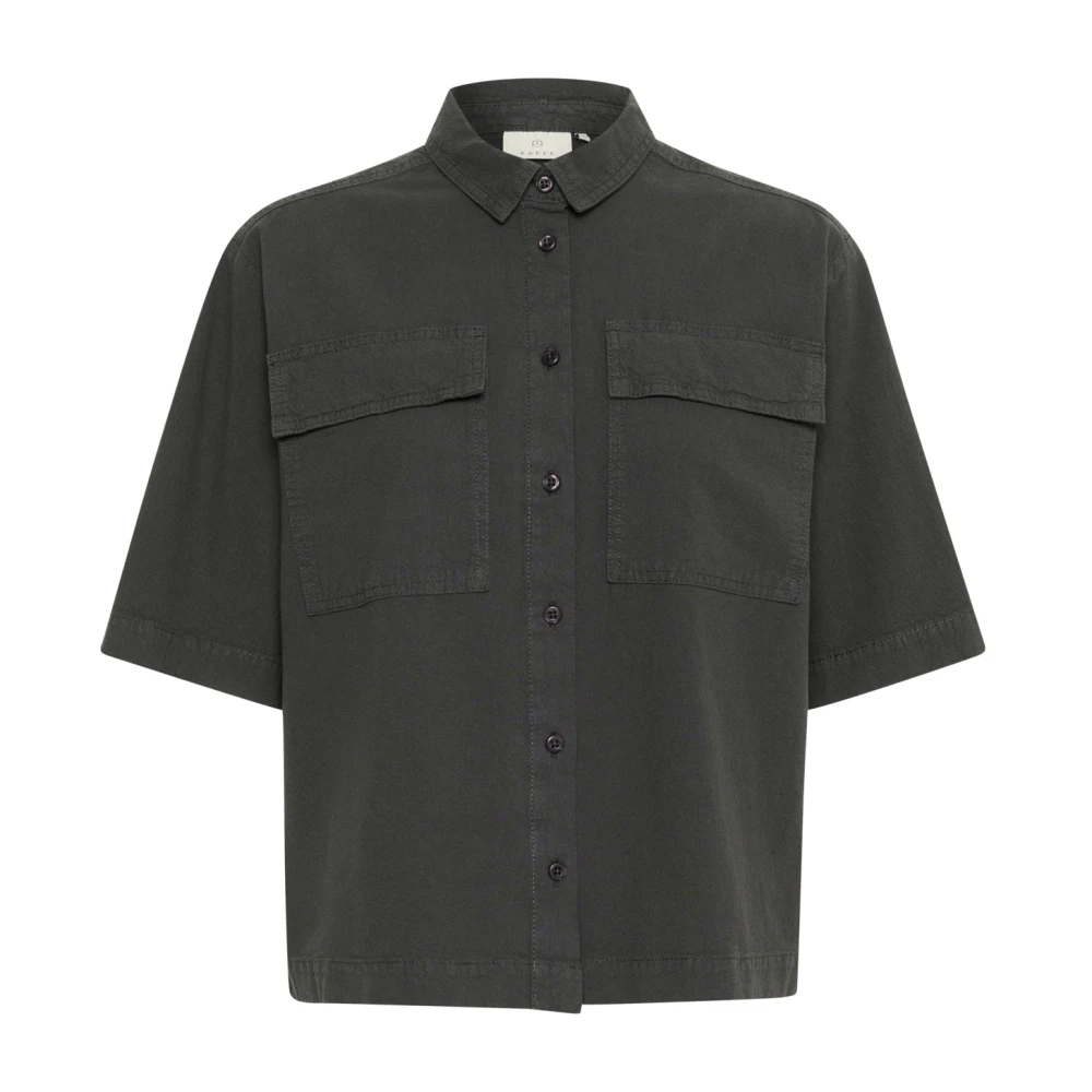 Kaffe Donna Nero Camicia Da Naya - Immagine 2