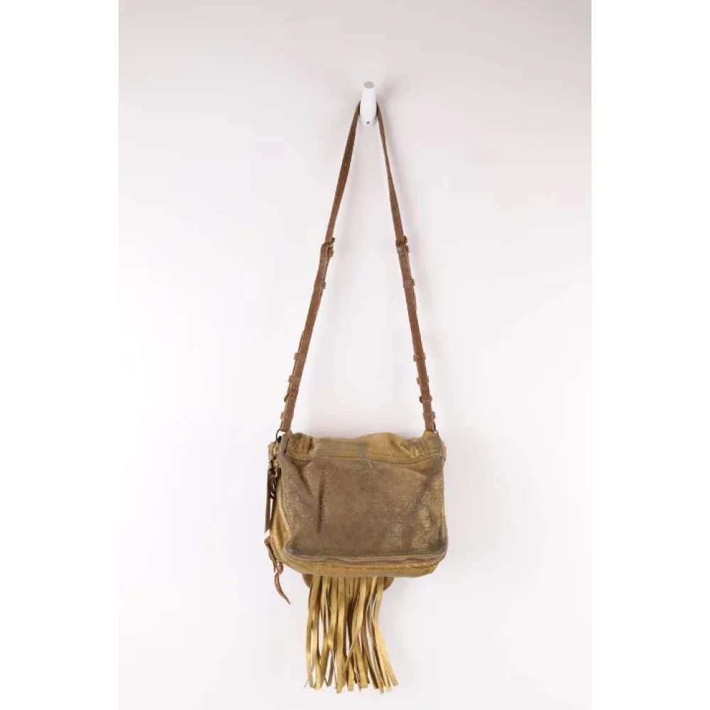 Jérôme Dreyfuss Pre-owned Canvas shoulder-bags Yellow Dames