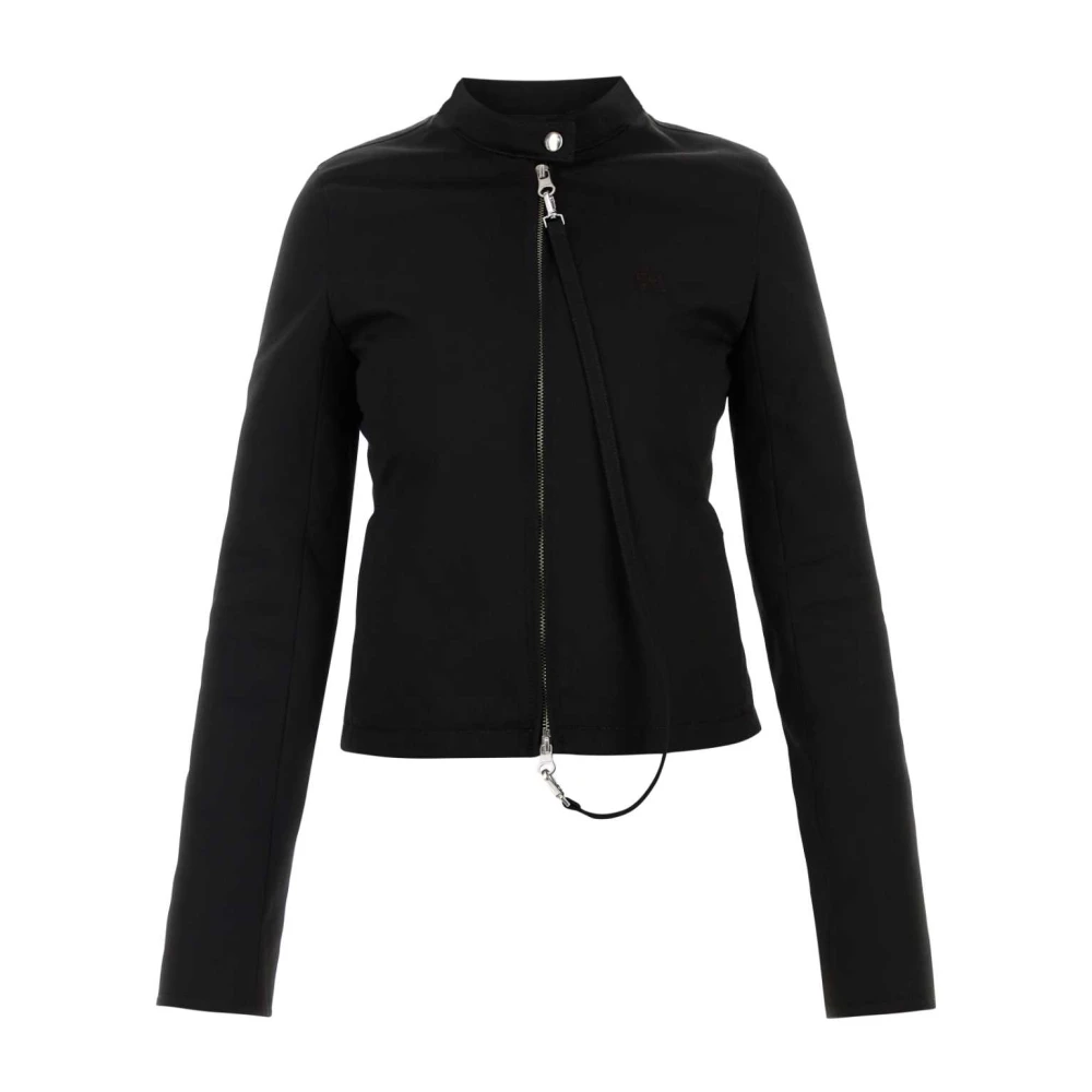 Courrèges Women's Black Light Jackets, Xs, Canvas Jacket