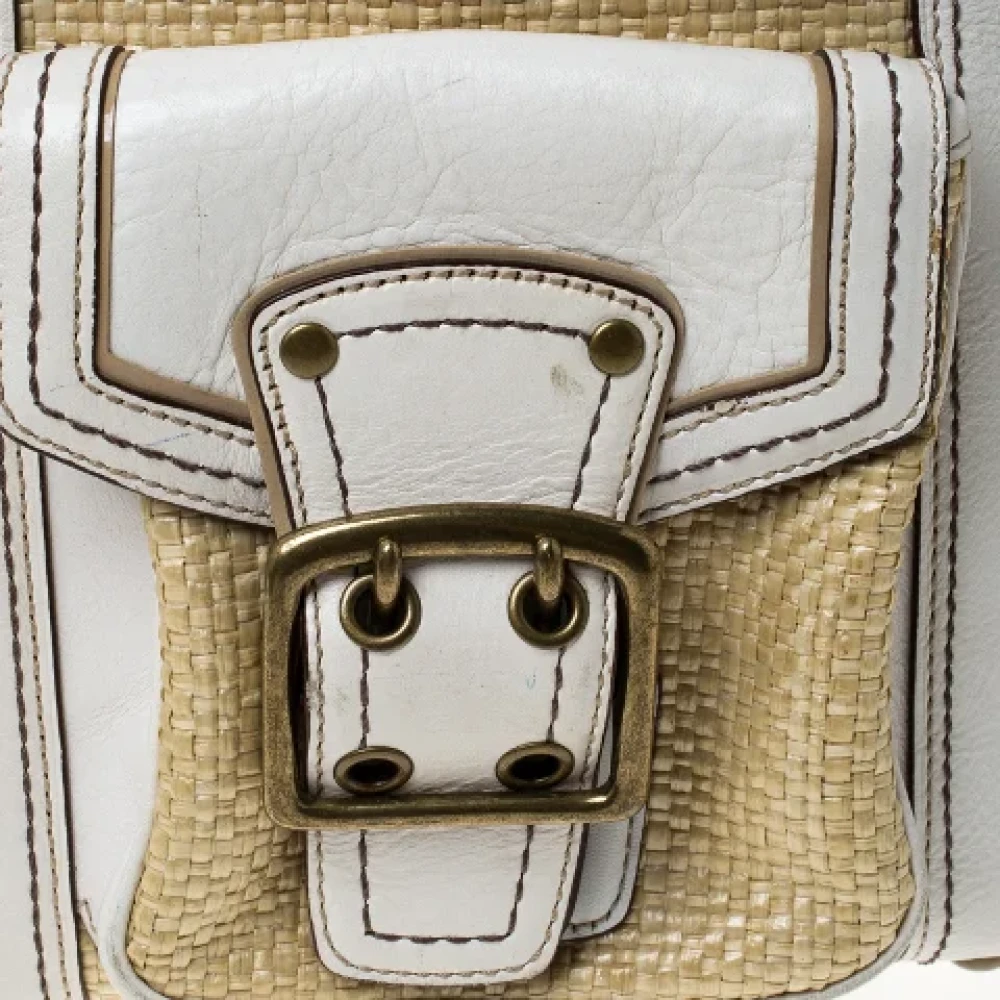 Coach Pre-owned Leather totes Beige Dames