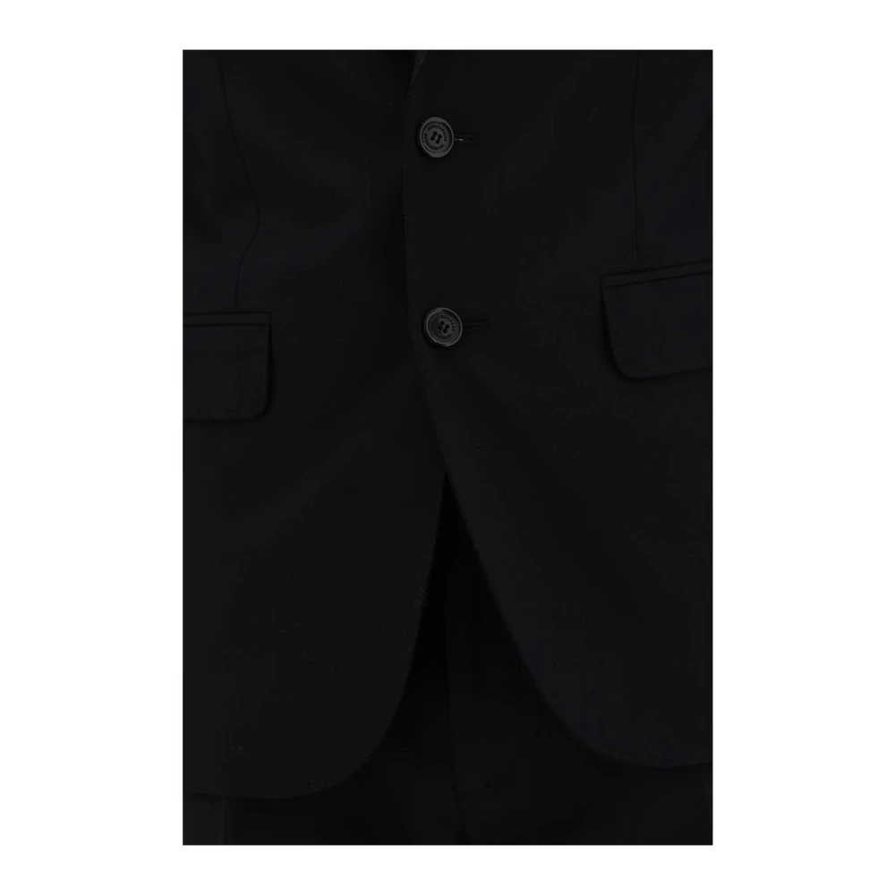 Dsquared2 Klassiek Revers Wollen Pak Blue Heren
