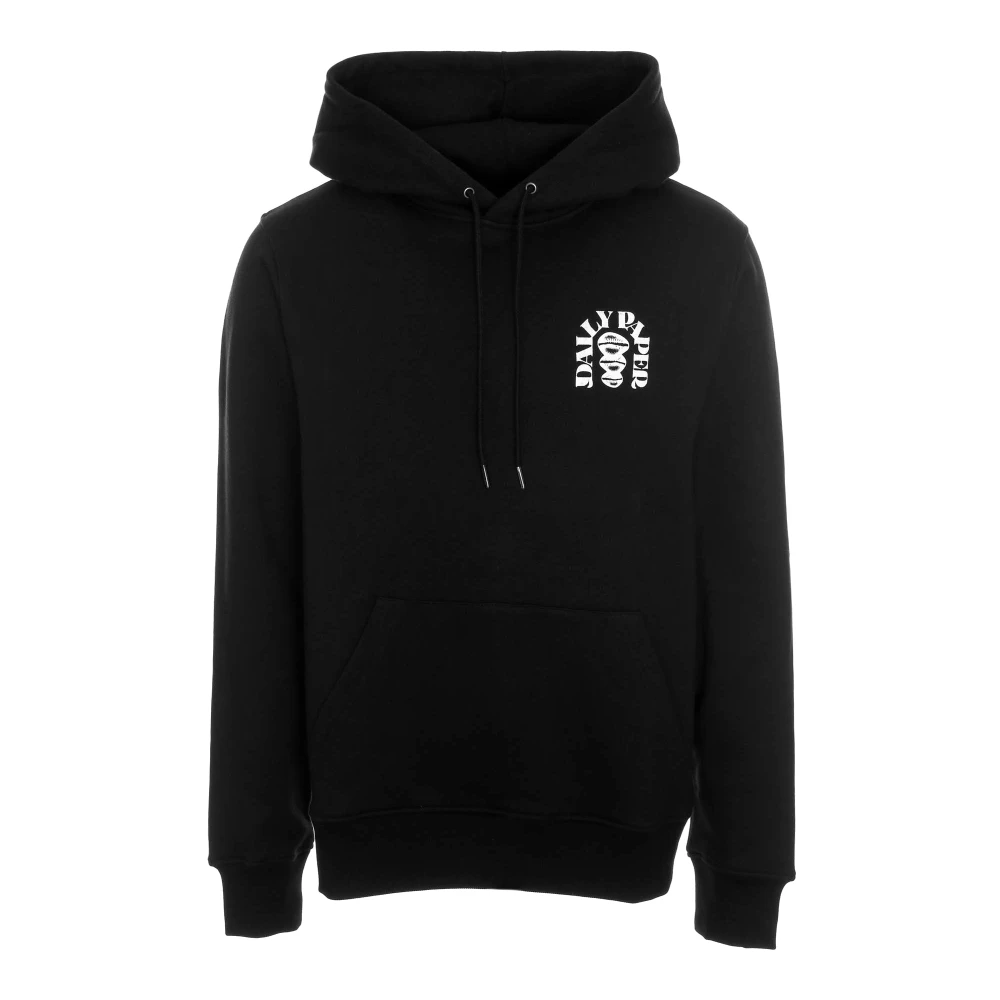 Daily Paper Rafat Hoodie met Trekkoord Black Heren