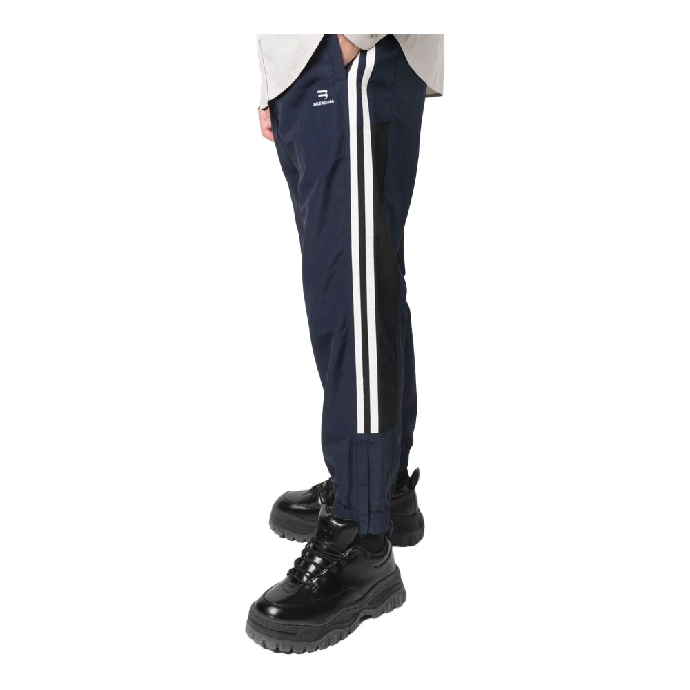Balenciaga Broek met trekkoord Blue Heren