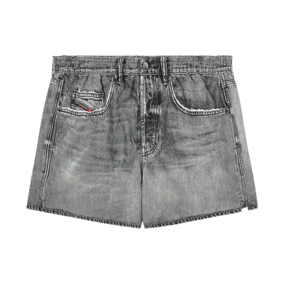 Diesel Hombre Gris Pantalones Cortos, Talla: Xl