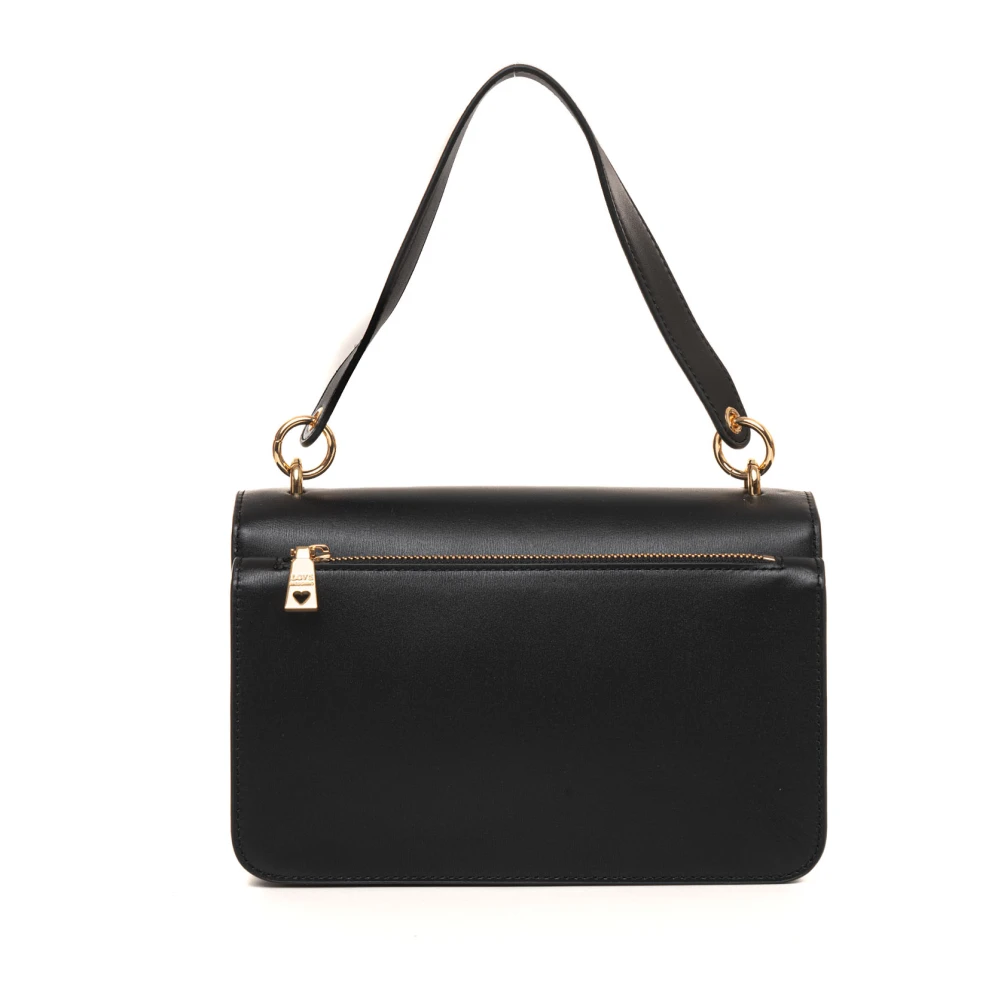 Love Moschino Stijlvolle Medium Tas met Top Handvat Black Dames