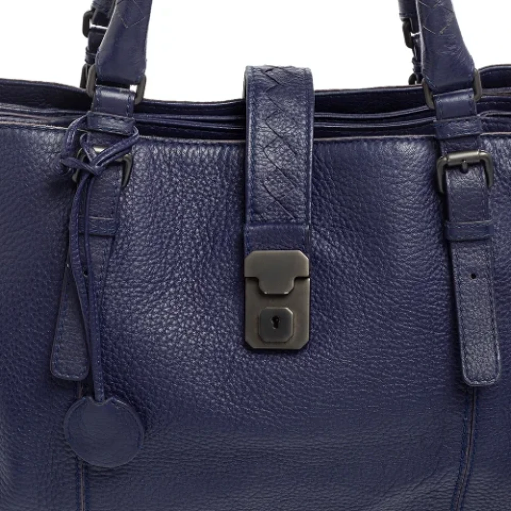 Bottega Veneta Vintage Pre-owned Leather totes Blue Dames