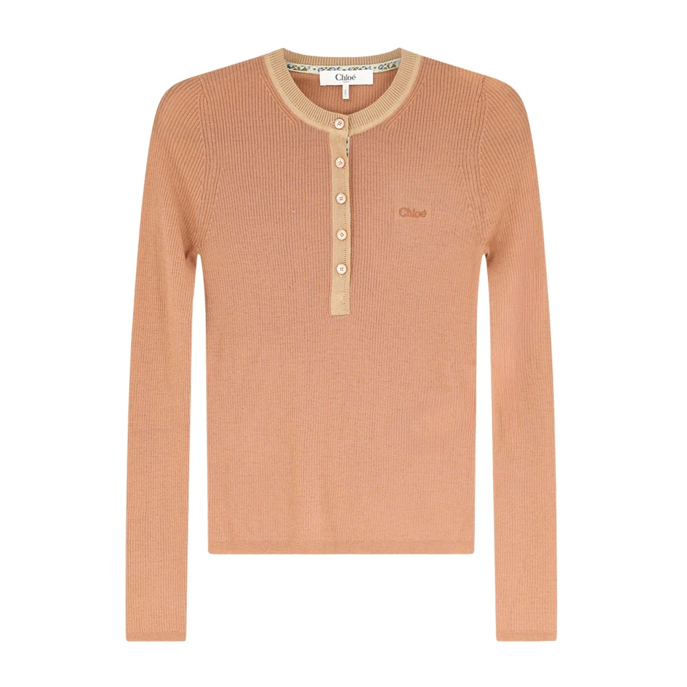 Chloé , Damen, Oberteile, Rosa, M