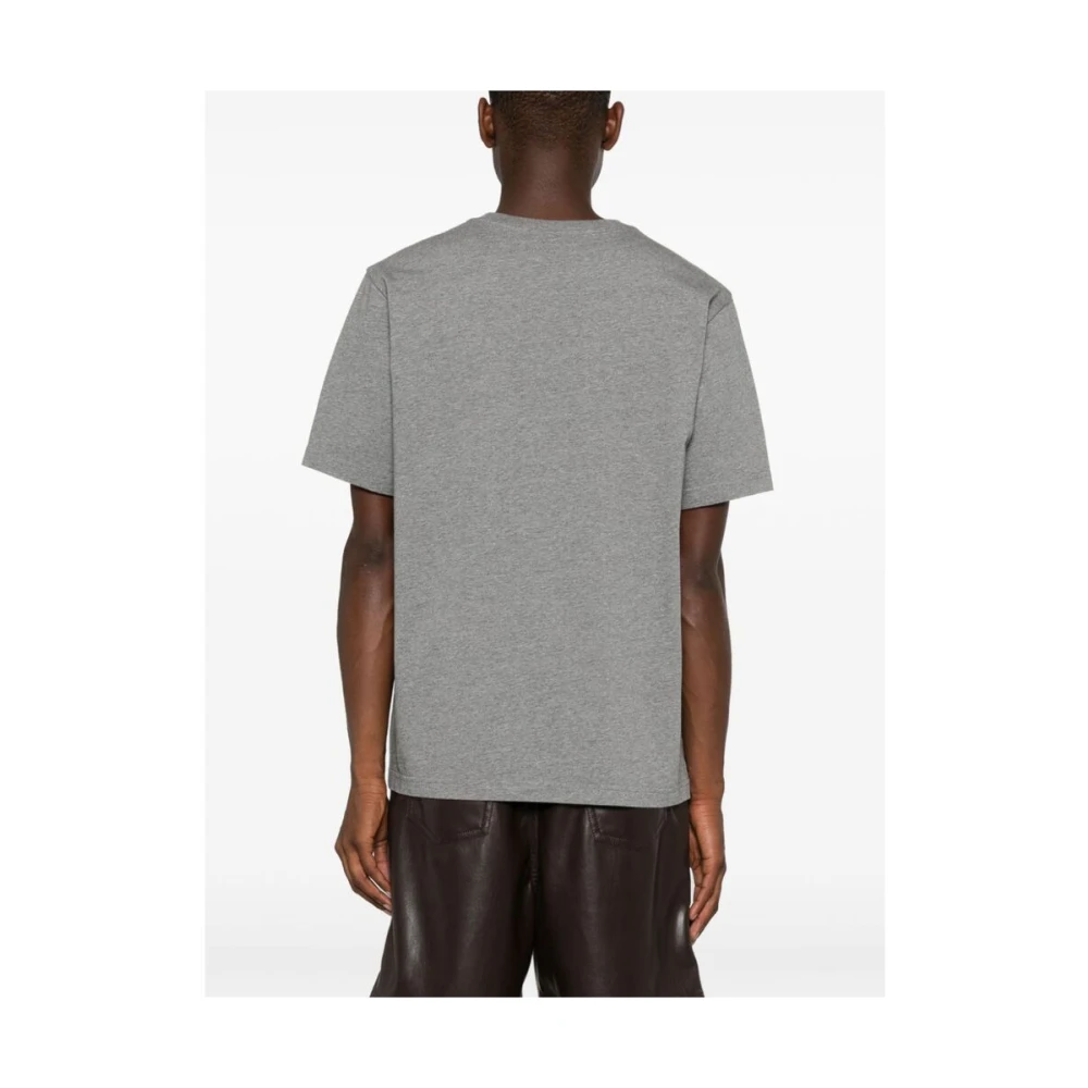 Maison Kitsuné Vos Print Jersey T-shirt Gray Heren
