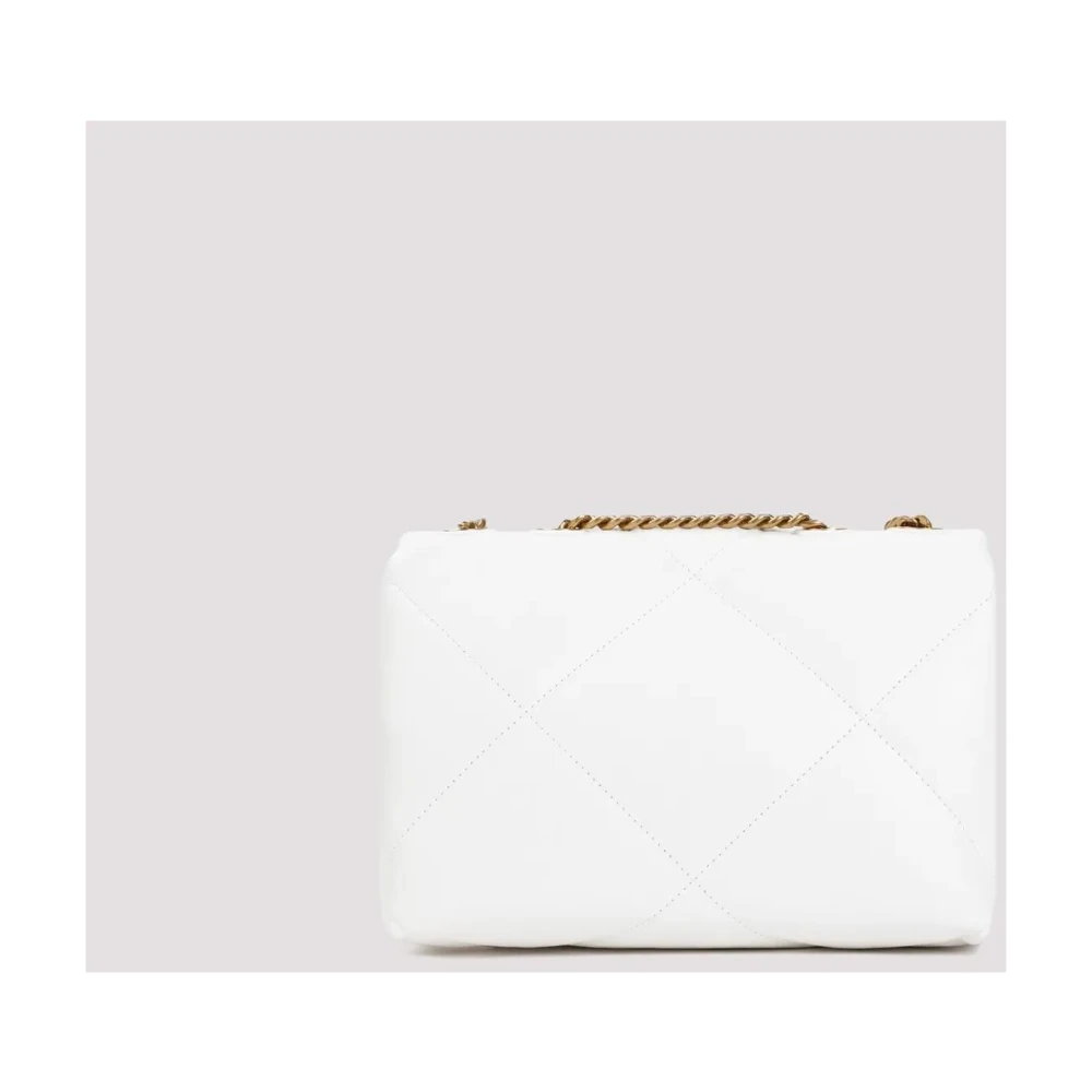 TORY BURCH Diamant Quilt Convertible Tas White Dames