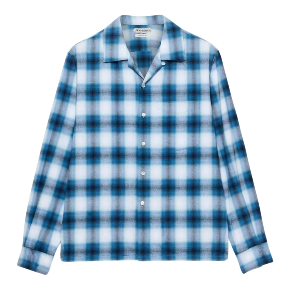 Jw Anderson Men's Blue Casual Shirts, S, Shirts