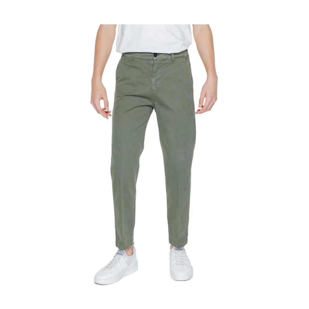 Liu Jo , Chinos, Male, Green, Xl, Green Cotton Chinos