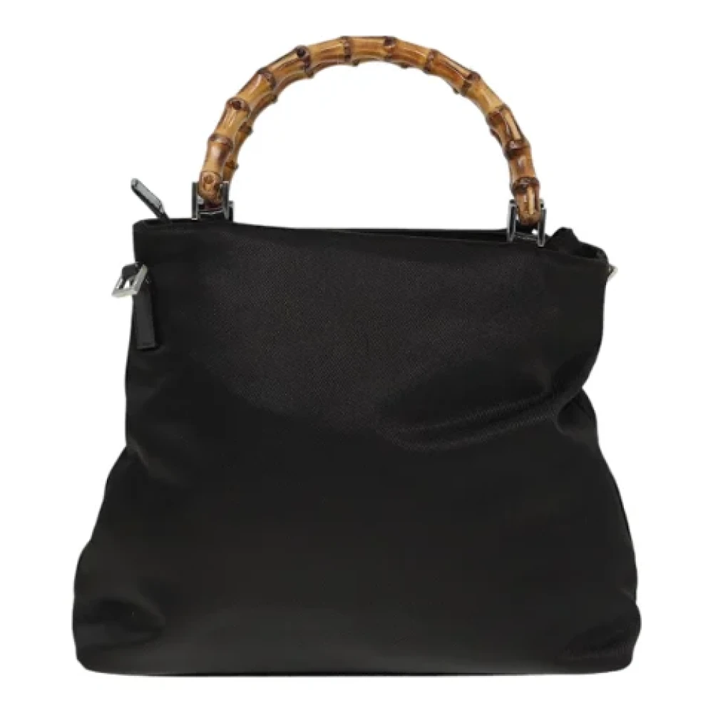 Gucci Vintage Pre-owned Fabric gucci-bags Brown Dames