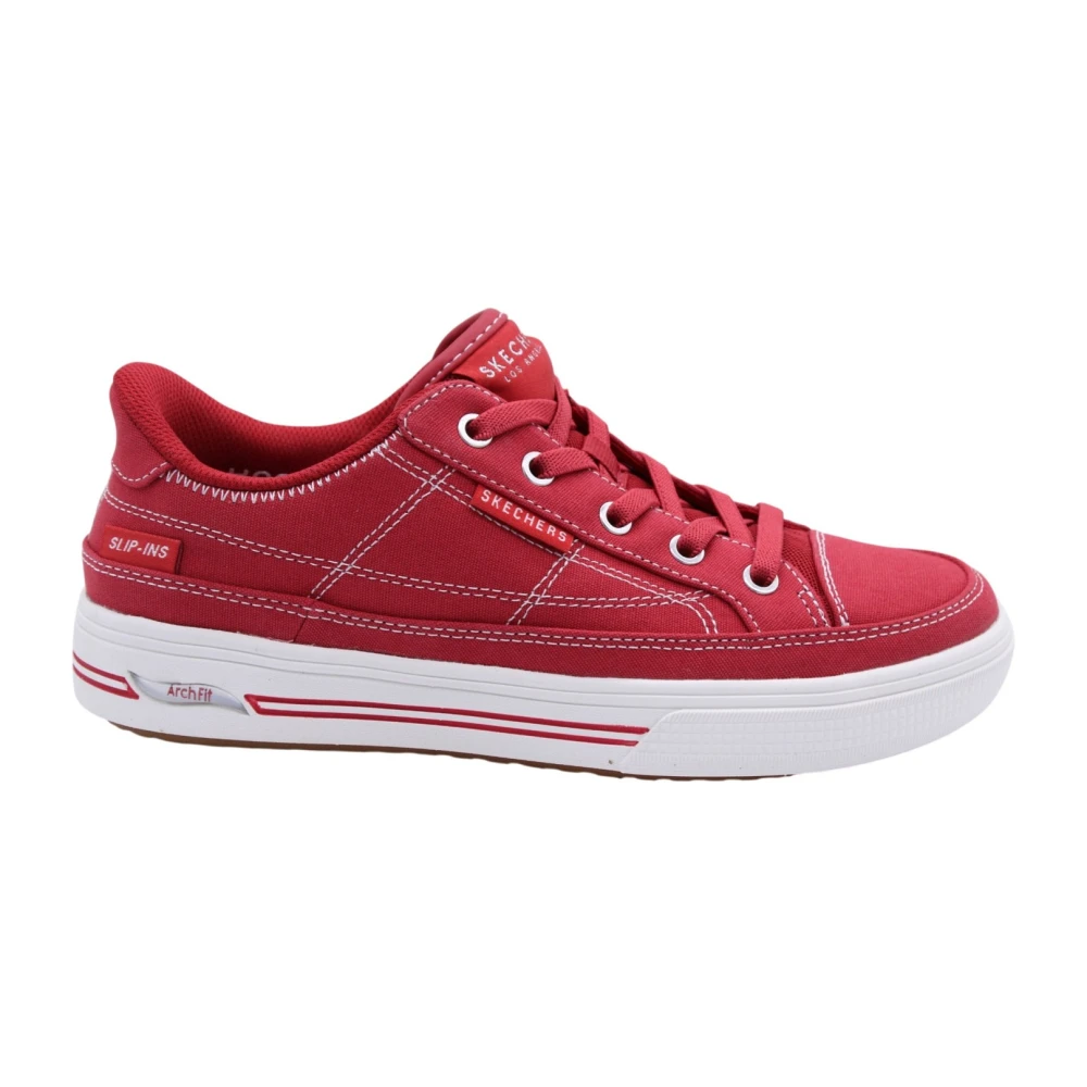 Skechers Psycho Sneaker Dames Schoenen Rood
