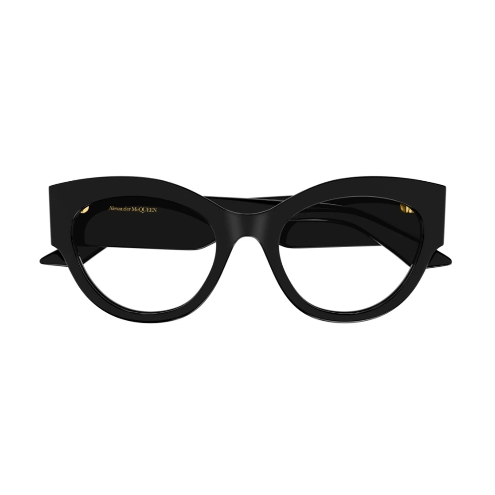 Alexander mcqueen Gedurfde Cat-Eye Acetaat Montuur Black Unisex