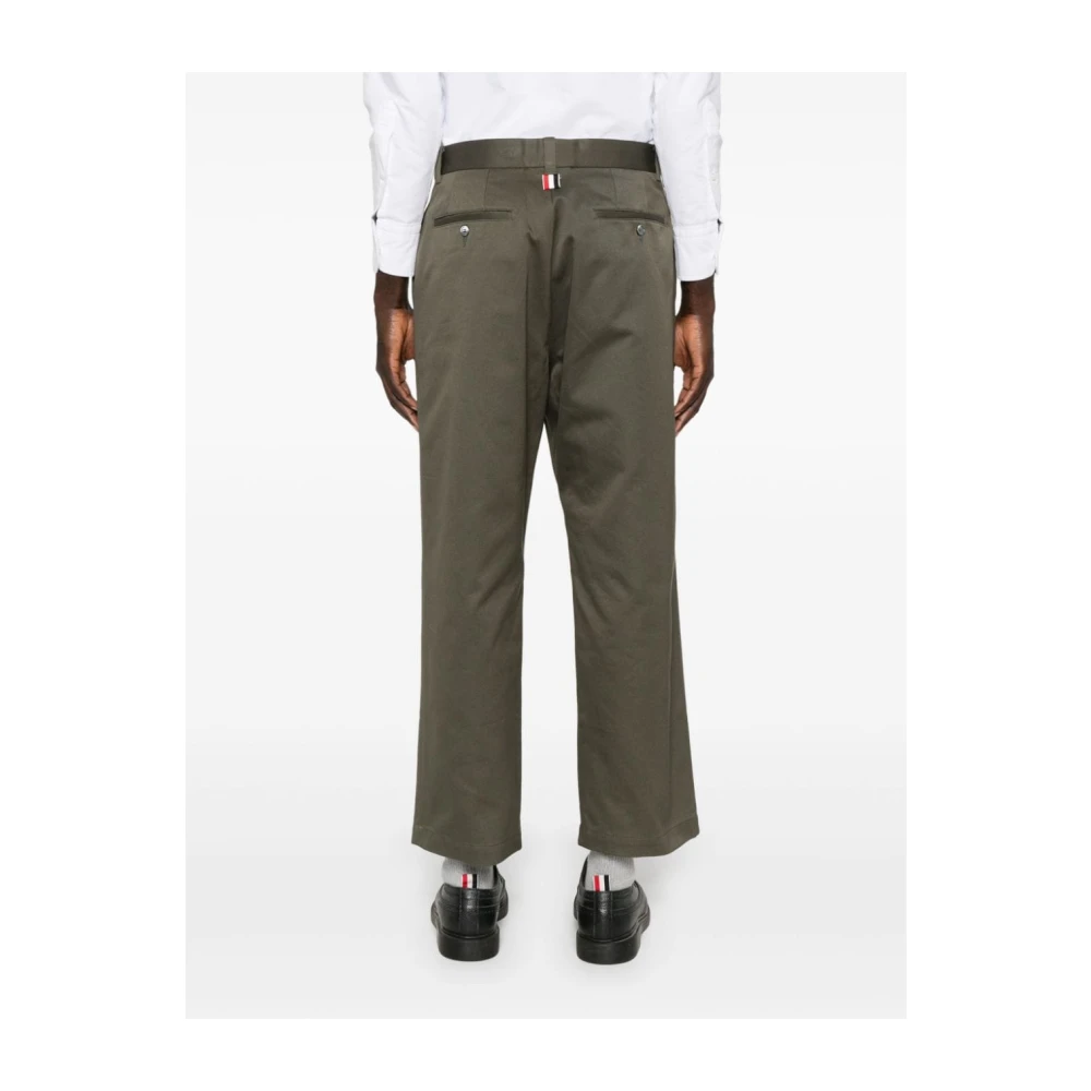 Thom Browne Groene Herenbroek Green Heren