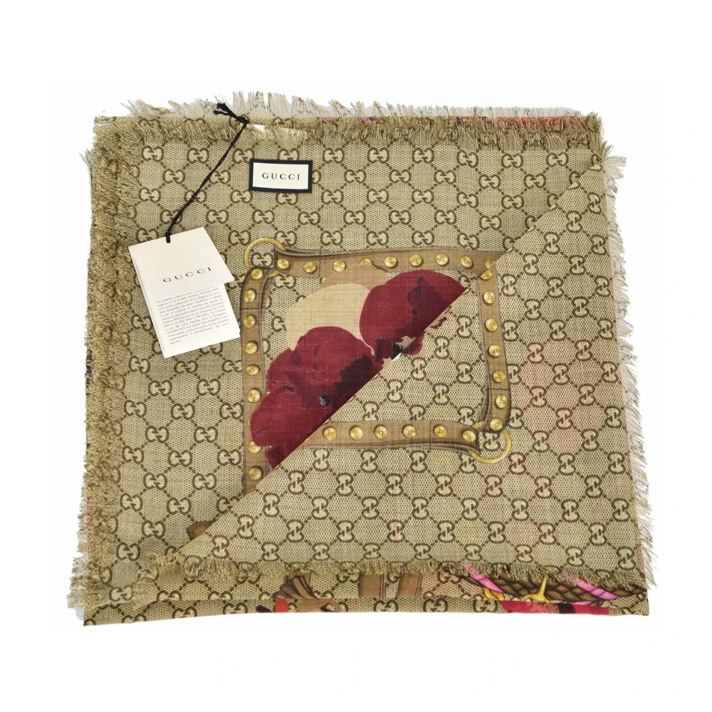 Gucci Wolken sjaal Beige Unisex