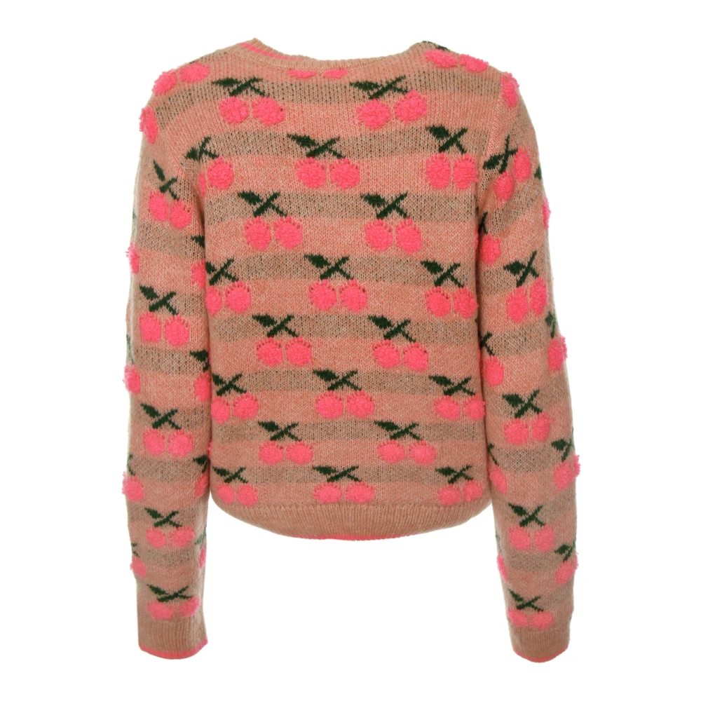 Essentiel Antwerp Kersen Gebreide Trui Pink Dames