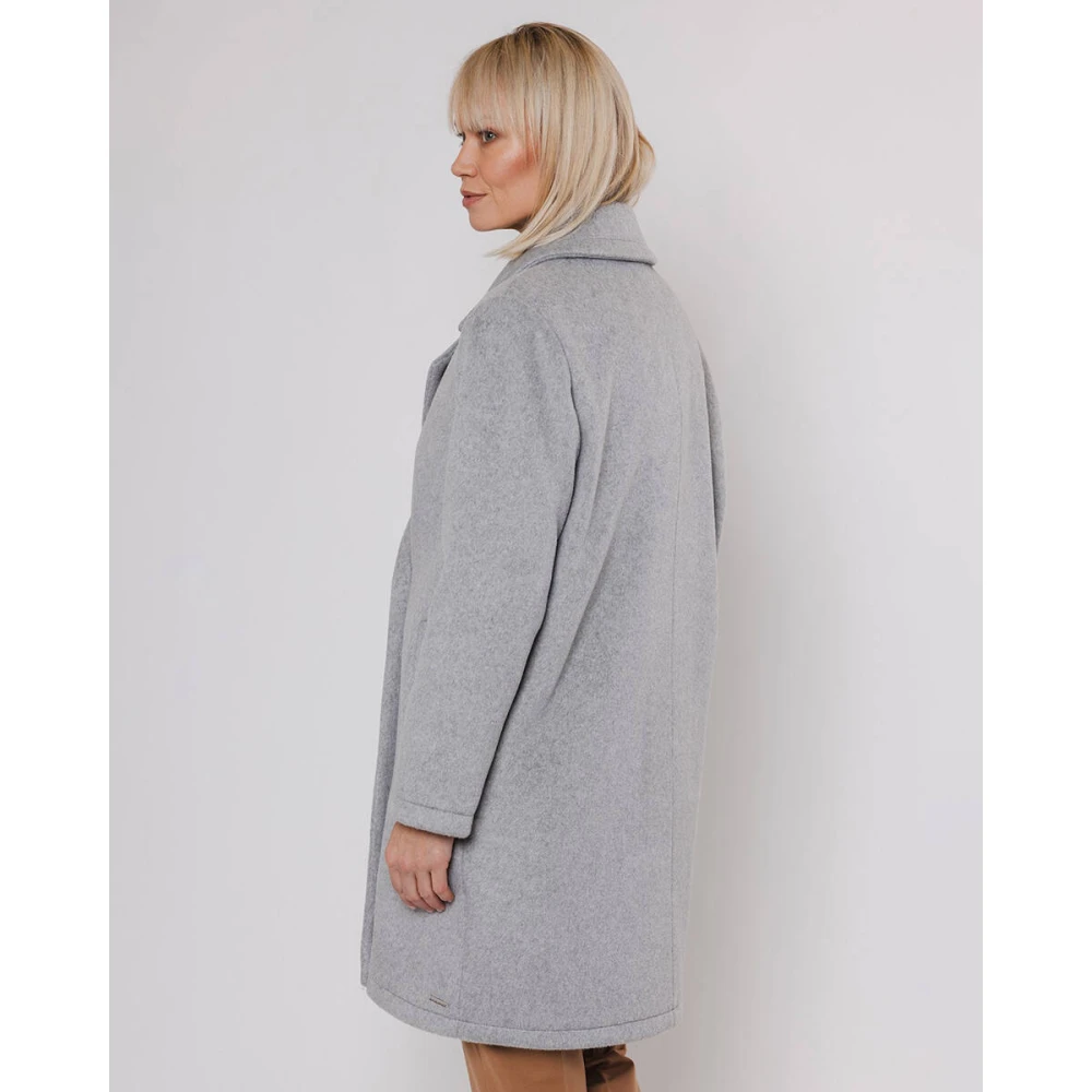 Rino&Pelle Double Breasted Coat Gray Dames