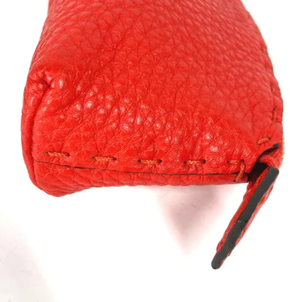 Fendi Vintage Pre-owned Leather fendi-bags Red Dames