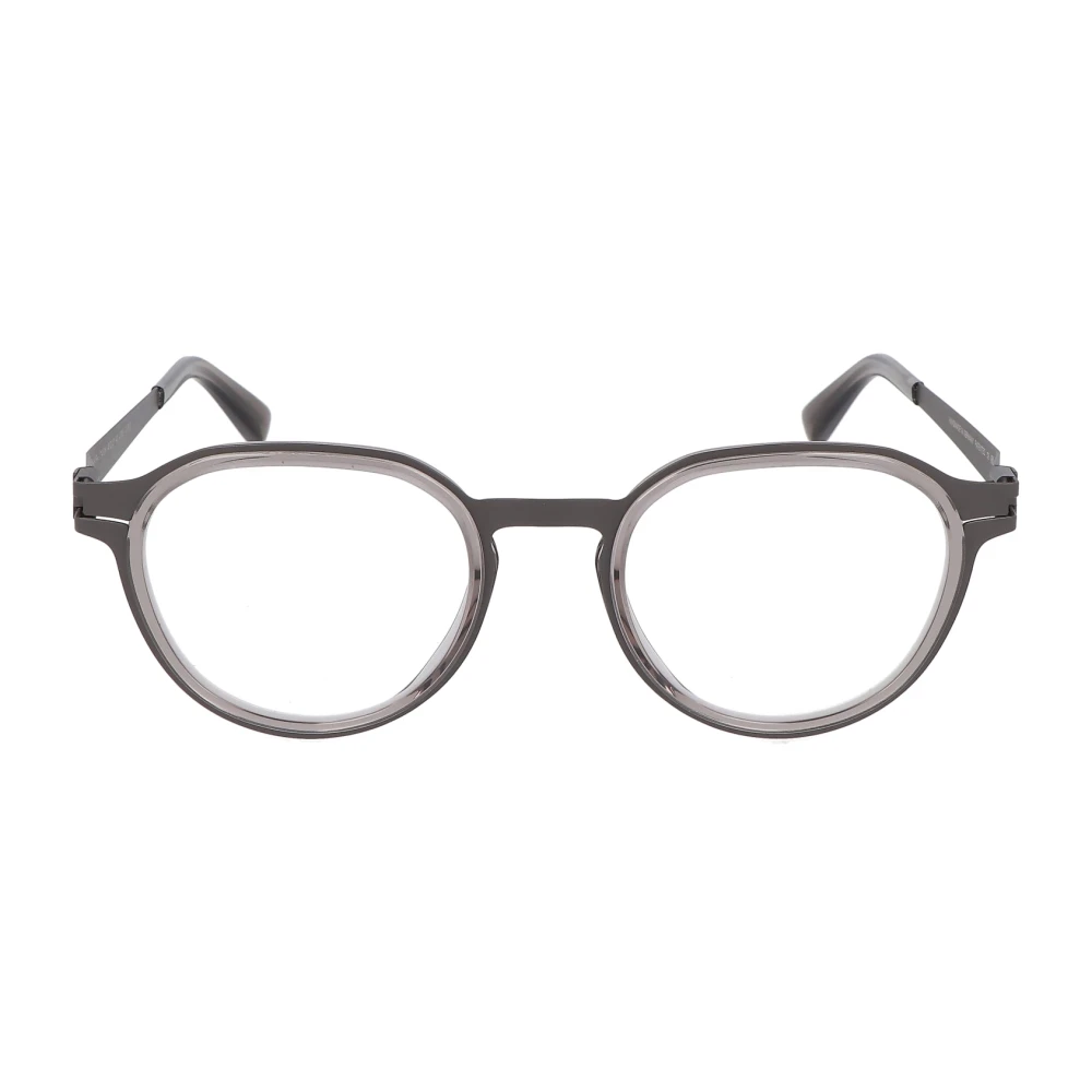 Mykita Moderne ronde metalen montuurbril Gray Unisex