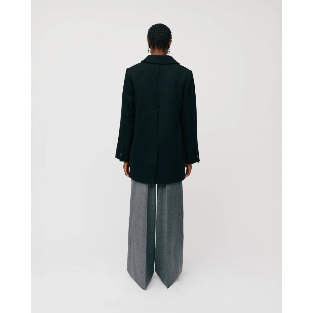 IVY OAK Oversized Boxy Winterjas Black Dames