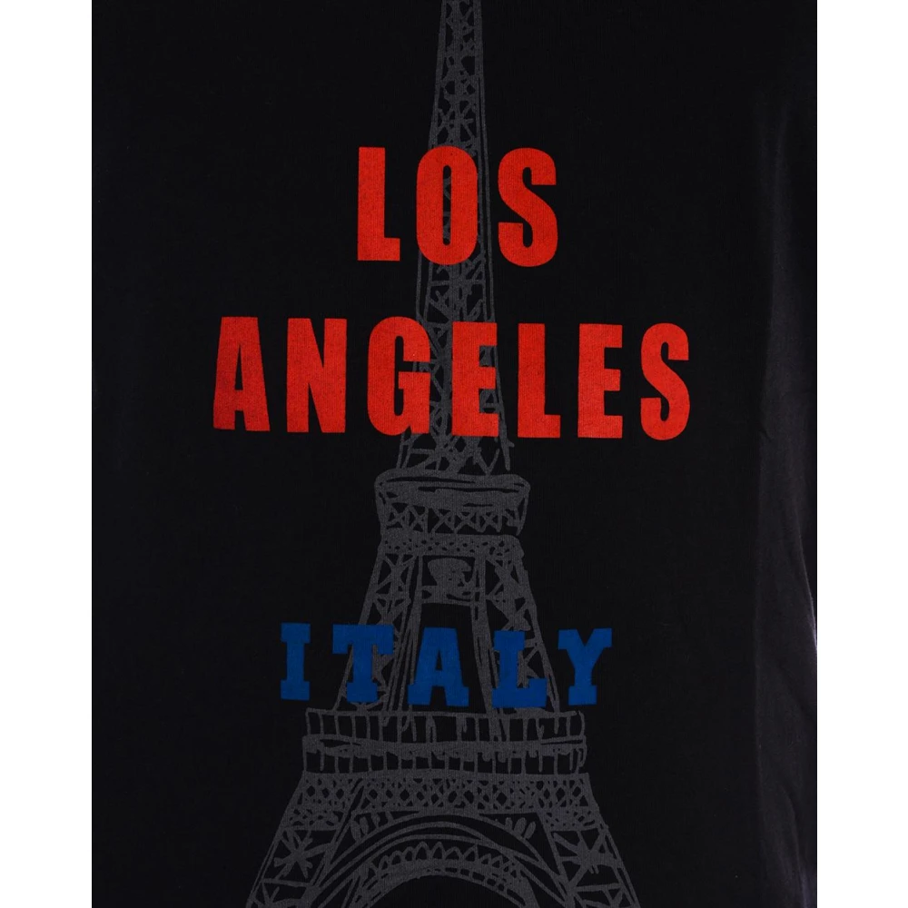 Daniele Alessandrini Los Angeles Italiaanse Stijl Sweatshirt Black Heren