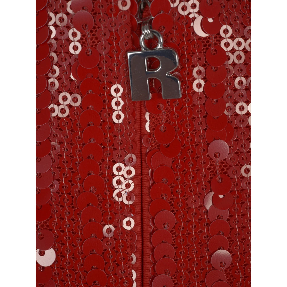 Rotate Birger Christensen Sequins Kokerrok Red Dames
