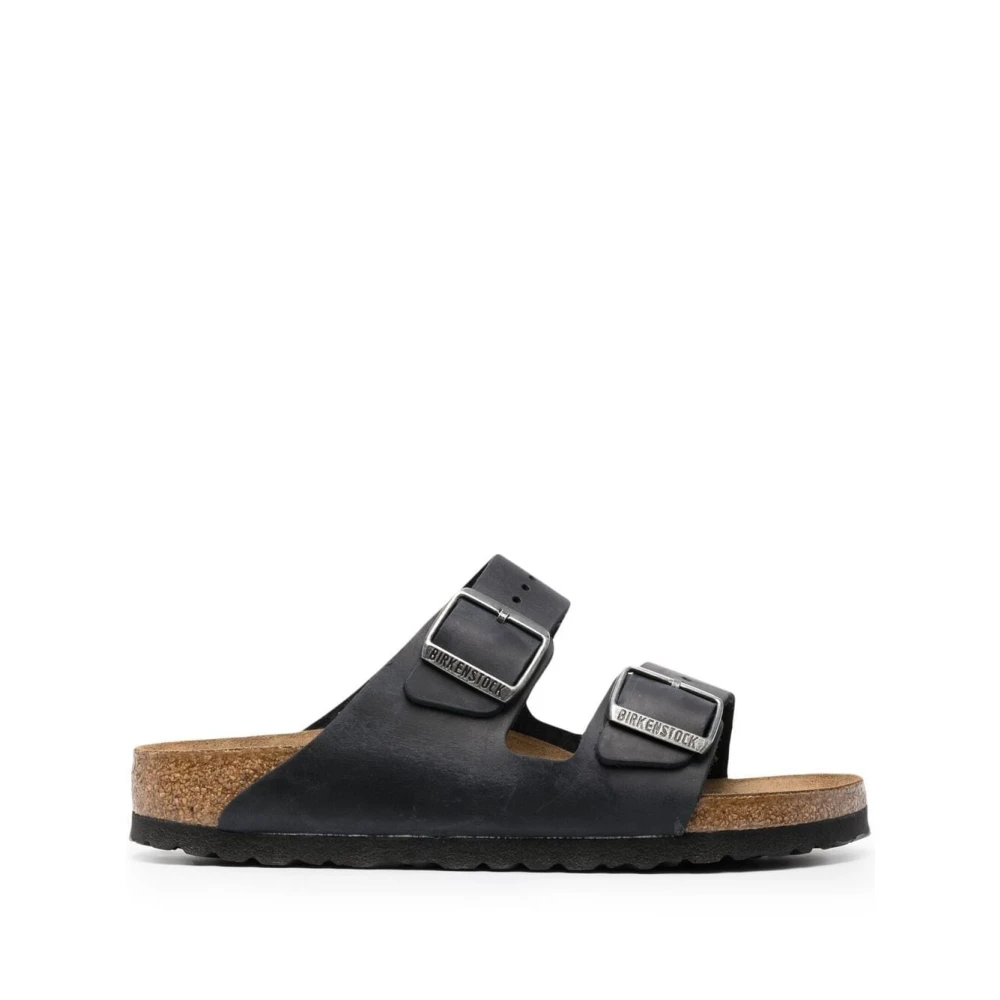Birkenstock Schuifregelaars Black Dames