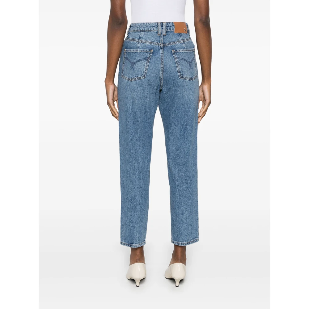 PATRIZIA PEPE Hoge Taille Jeans Art. 8P0402D1Wzb Blue Dames