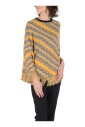 poncho-en-laine-multicolore