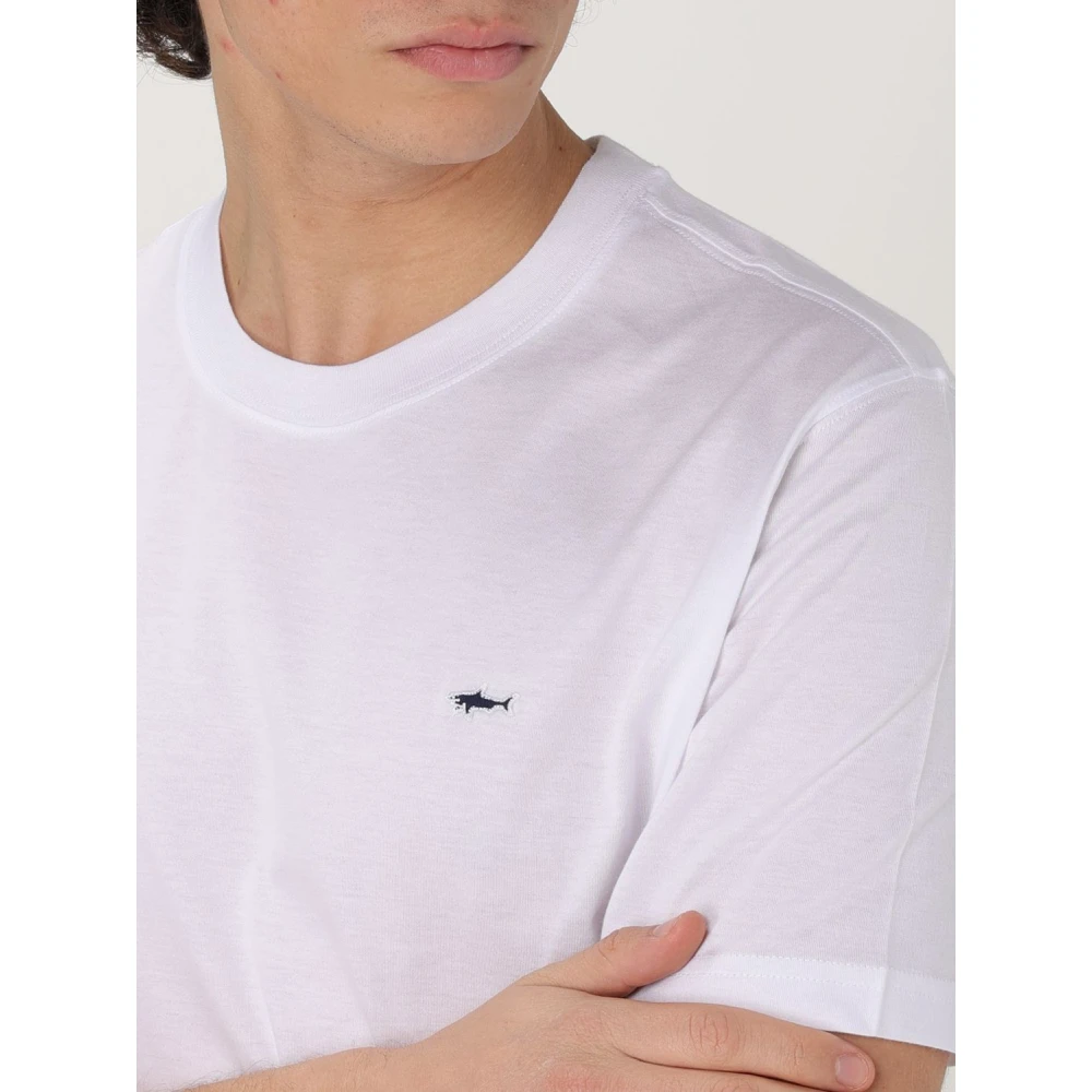 PAUL & SHARK Witte T-shirts en Polos White Heren