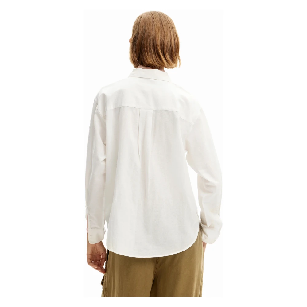 Desigual Shirts White Dames