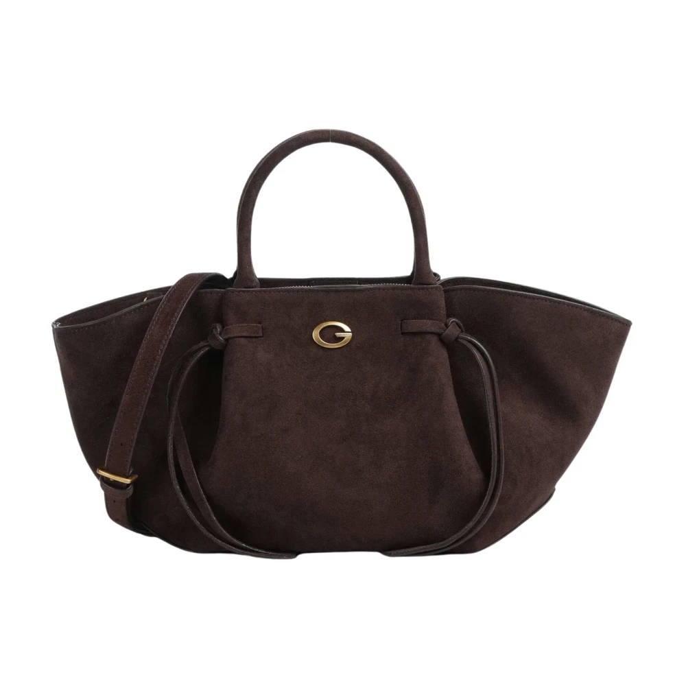 Borsa a mano Allegra in suede Guess Espresso - Immagine 2