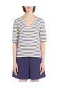 t-shirt-beige-en-lin-stretch-a-col-v