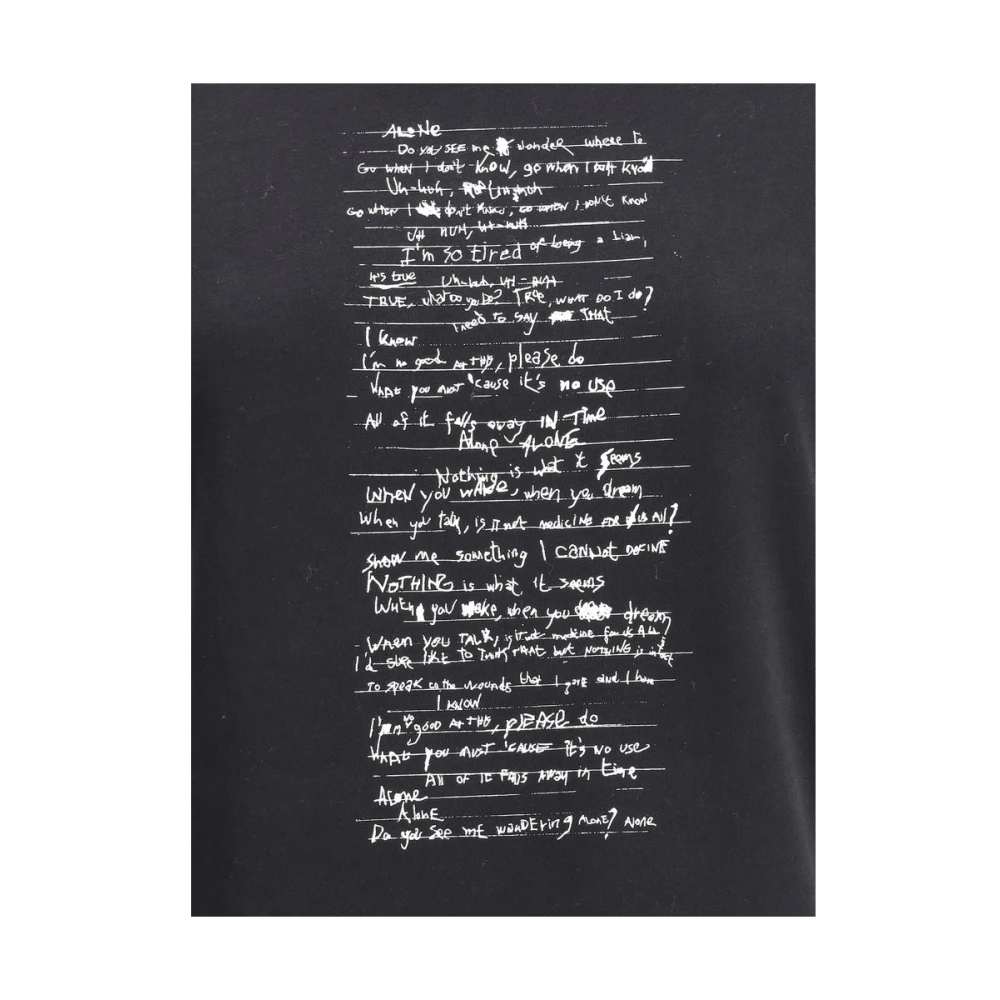 Moncler Willow Smith Grafisch T-shirt Black Dames
