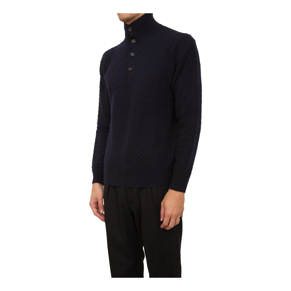 Paolo Pecora Blauwe Coltrui Blue Heren