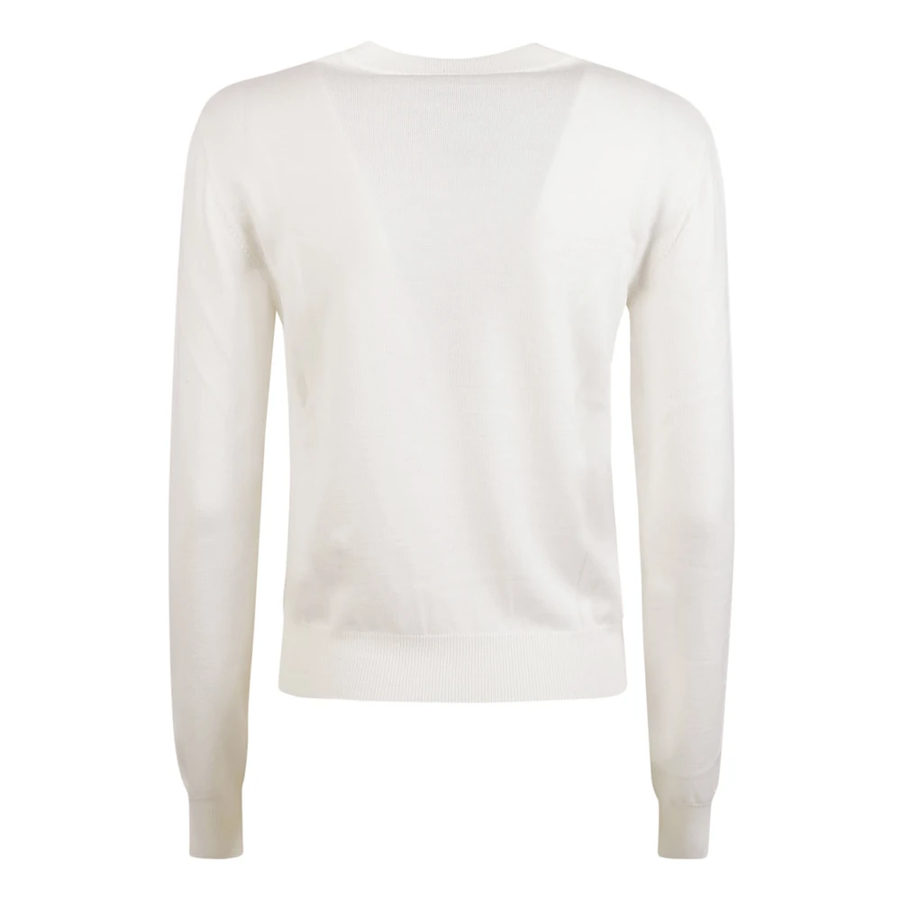 Moschino Witte Sweaters voor een stijlvolle look White Dames
