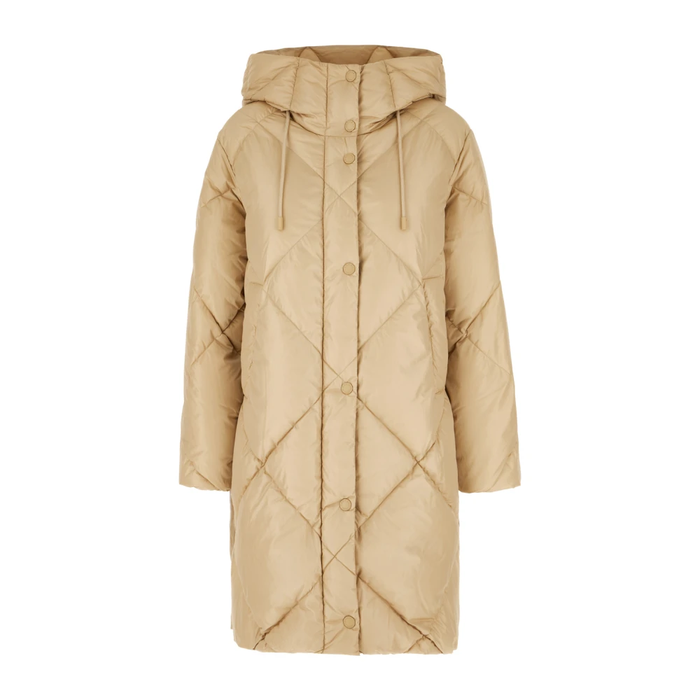 Max Mara Weekend Stijlvolle Piumini Jas voor Vrouwen Beige Dames