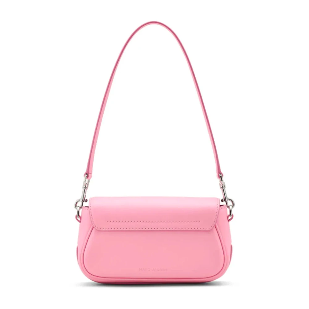 Marc Jacobs Roze leren schoudertas met ketting Pink Dames