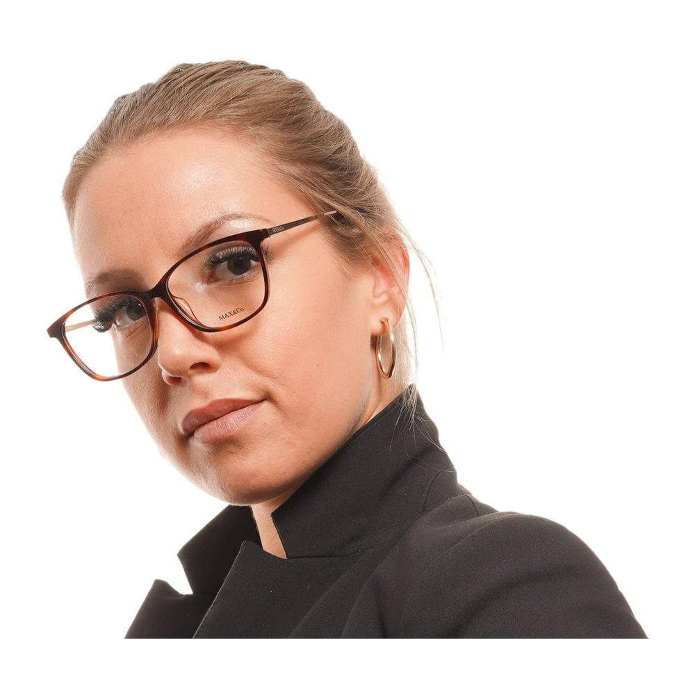 Max & Co Bruine Trapezium Optische Monturen voor Vrouwen Brown Dames
