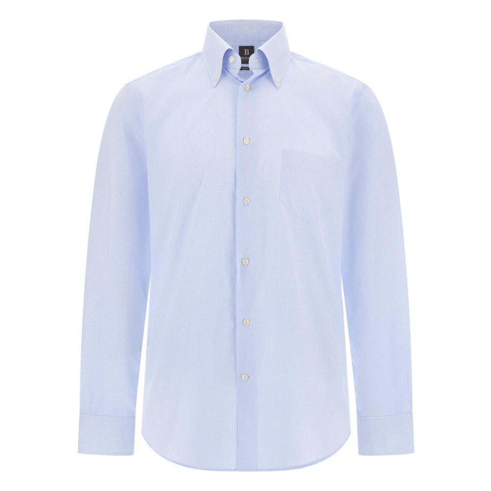 Boggi Milano Herren Blau Shirts, Mgröße: