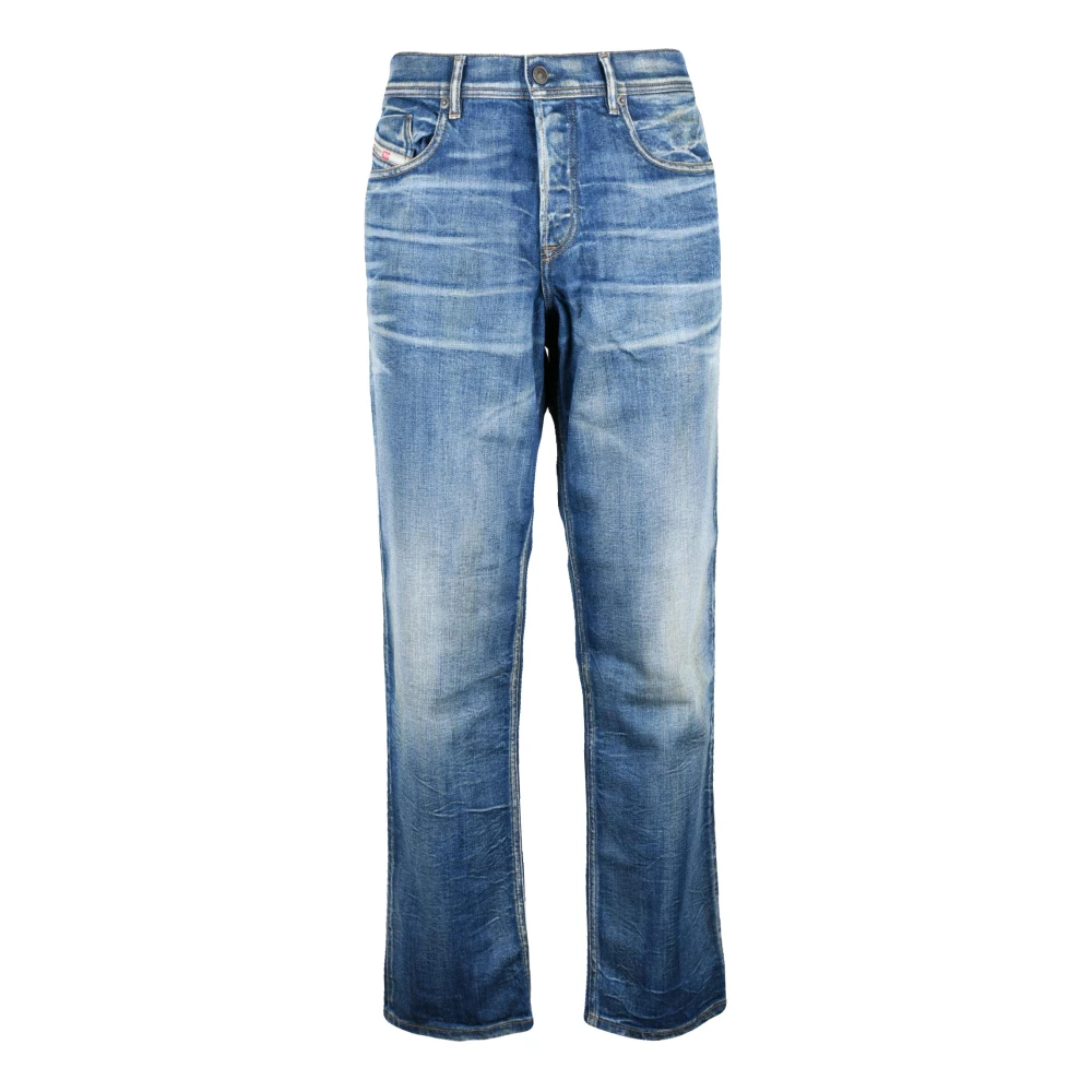 Diesel Men's Blue Straight Fit Jeans, W36, 2023 D-Finitive Jeans