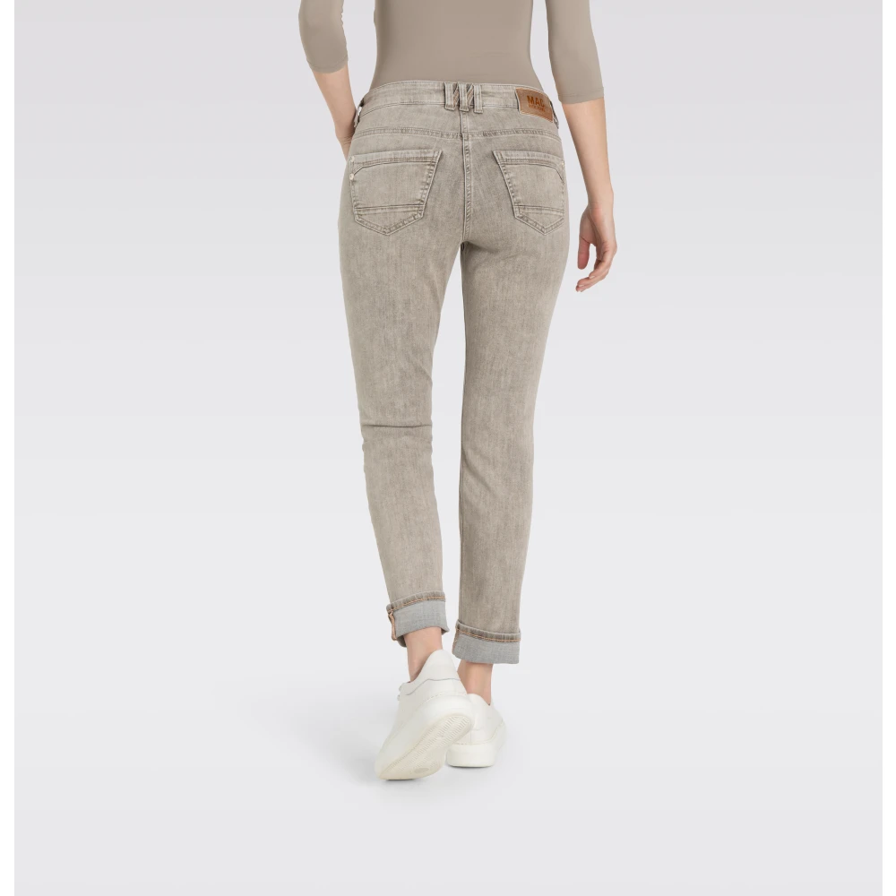 MAC Rijke Slimme Authentieke Denim Jeans Brown Dames