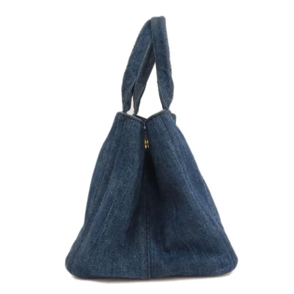 Prada Vintage Pre-owned Denim totes Blue Dames