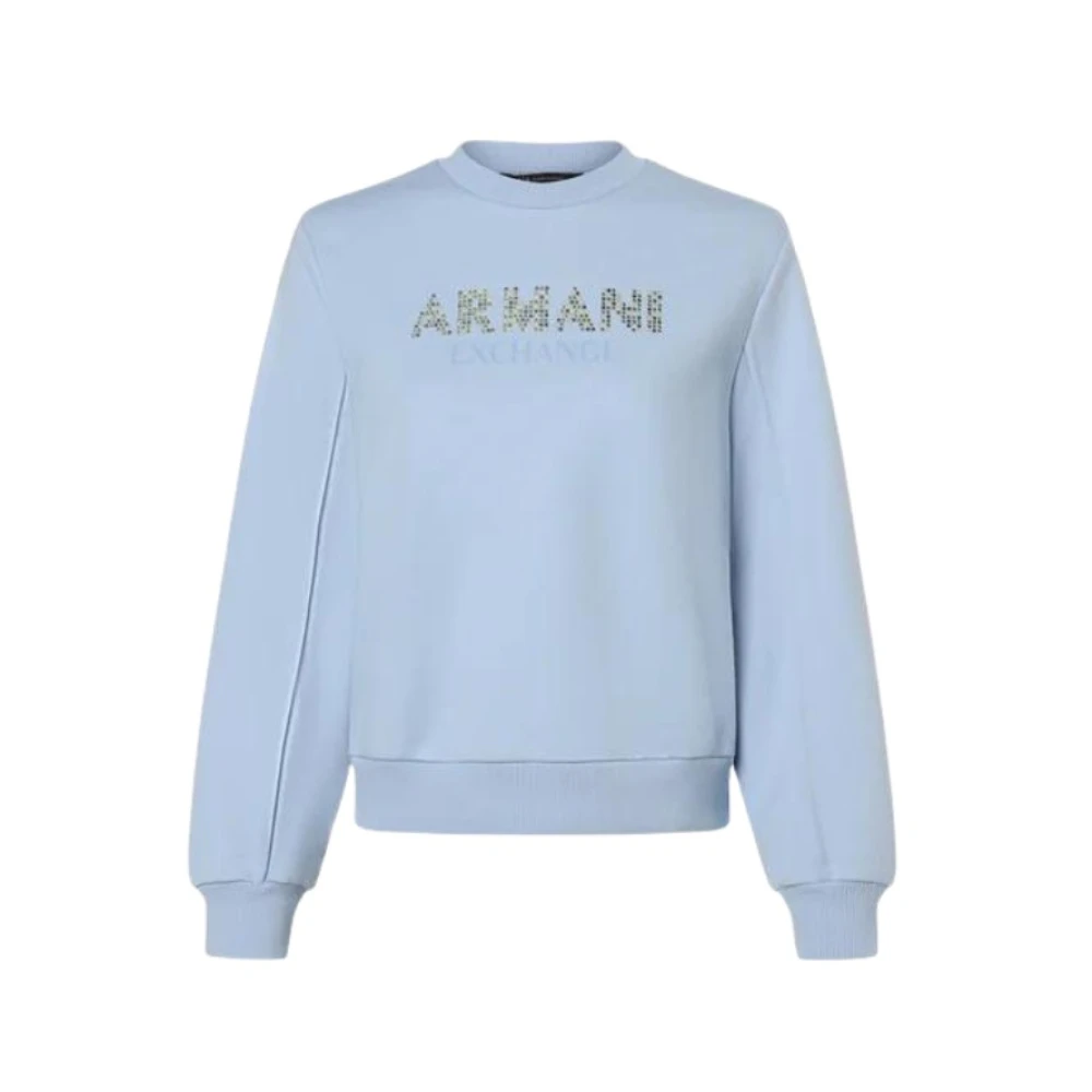 Armani Exchange Basis Sweatshirt Blue Dames